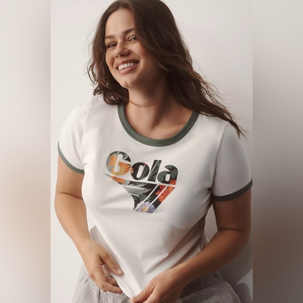 Gola x Anthropologie Ringer Graphic Tee